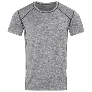 Stedman Pánske športové tričko s reflexnými prvkami - Šedý melír | XXL