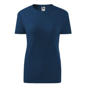 MALFINI Dámske tričko Classic New - Polnočná modrá | M