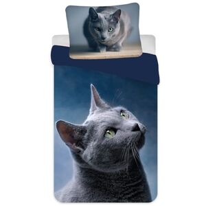 Jerry Fabrics Obliečky z mikrovlákna - Mačka - Mačka | 140 x 200 cm / 70 x 90 cm
