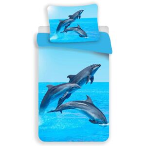Jerry Fabrics Obliečky z mikrovlákna - Delfíny - Delfíny | 140 x 200 cm / 70 x 90 cm