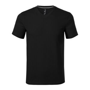 MALFINI Pánske tričko Action V-neck - Čierna | XXL