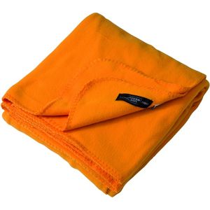 James & Nicholson Jednofarebná deka 130x180 cm JN900 - Oranžová | 130 x 180 cm