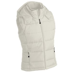 James & Nicholson Pánska zimná vesta s kapucňou JN1004 - Prírodná | XL