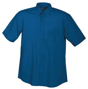 James & Nicholson Pánska košeľa s krátkym rukávom JN601 - Kráľovská modrá | S