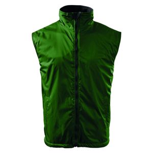 MALFINI Pánska vesta Body Warmer - Fľaškovo zelená | XL