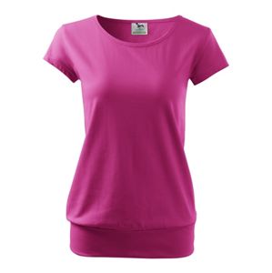 MALFINI Dámske tričko City - Purpurová | XL