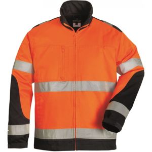 Ardon Reflexná bunda s golierom Patrol - Oranžová | XL