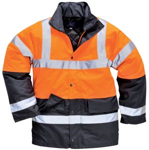 Ardon Zimná reflexná bunda s kapucňou - Oranžová | XXXL