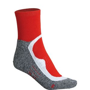 James & Nicholson Športové ponožky členkové JN210 - Červená | 39-41