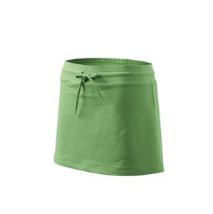MALFINI Dámska sukňa Two in one - Trávovo zelená | XL