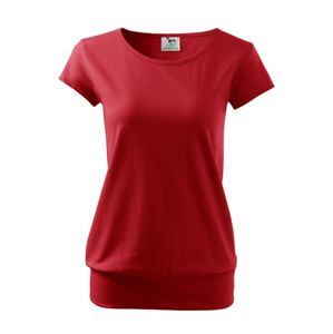 MALFINI Dámske tričko City - Červená | XL