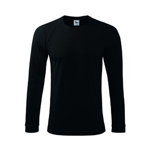 MALFINI Pánske tričko s dlhým rukávom Street LS - Čierna | M