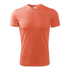 MALFINI Pánske tričko Fantasy - Neónovo oranžová | S