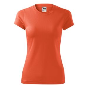 MALFINI Dámske tričko Fantasy - Neónovo oranžová | XS