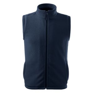 MALFINI Fleecová vesta Next - Námornícka modrá | S