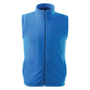 MALFINI Fleecová vesta Next - Azúrovo modrá | L