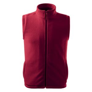 MALFINI Fleecová vesta Next - Marlboro červená | S