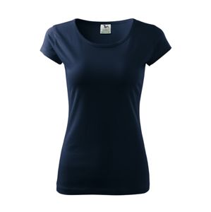MALFINI Dámske tričko Pure - Námornícka modrá | M