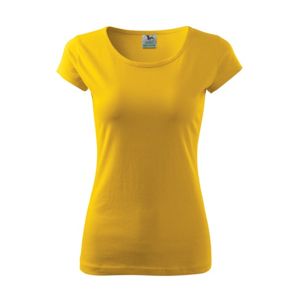 MALFINI Dámske tričko Pure - Žltá | XS
