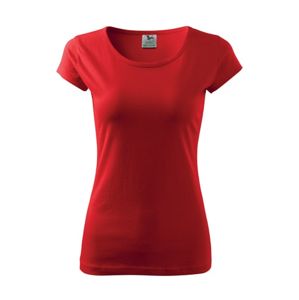 MALFINI Dámske tričko Pure - Červená | S
