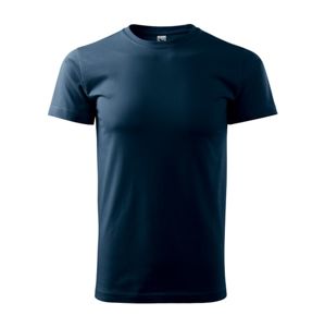 MALFINI Pánske tričko Basic - Námornícka modrá | XXXXL