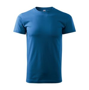 MALFINI Pánske tričko Basic - Azúrovo modrá | L