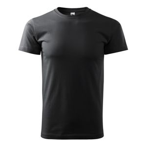 MALFINI Pánske tričko Basic - Ebony gray | M