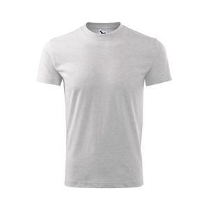 MALFINI Detské tričko Basic - Svetlošedý melír | 110 cm (4 roky)