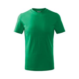 MALFINI Detské tričko Basic - Stredne zelená | 110 cm (4 roky)
