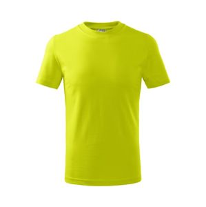 MALFINI Detské tričko Basic - Limetková | 146 cm (10 rokov)