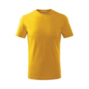 MALFINI Detské tričko Basic - Žltá | 110 cm (4 roky)