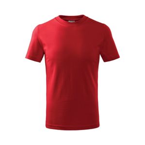 MALFINI Detské tričko Basic - Červená | 122 cm (6 rokov)