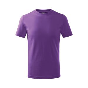MALFINI Detské tričko Basic - Fialová | 134 cm (8 rokov)