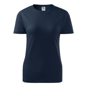 MALFINI Dámske tričko Basic - Námornícka modrá | XS