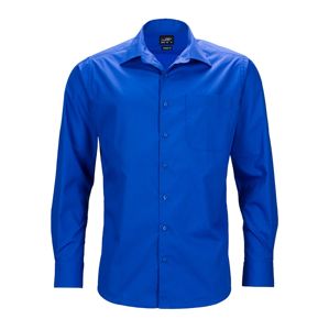 James & Nicholson Pánska košeľa s dlhým rukávom JN642 - Kráľovská modrá | S