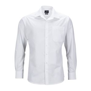 James & Nicholson Pánska košeľa s dlhým rukávom JN642 - Biela | XXXXL