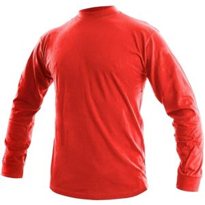 Canis Pánske tričko s dlhým rukávom PETR - Červená | XXL