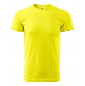 MALFINI Pánske tričko Basic - Citrónová | S