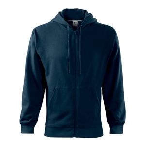 MALFINI Pánska mikina Trendy Zipper - Námornícka modrá | XL