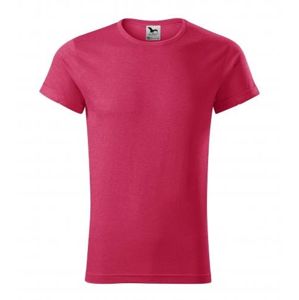MALFINI Pánske tričko Fusion - Červený melír | XL