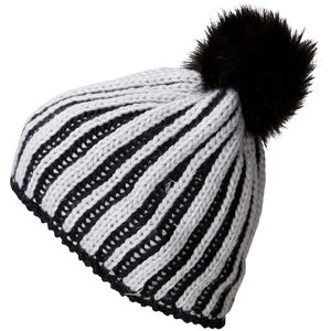 Myrtle Beach Pletená dámska zimná čiapka MB7107 - Stříbrná / černá