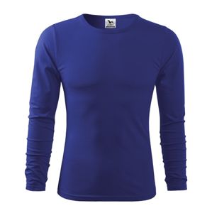 MALFINI Pánske tričko s dlhým rukávom Fit-T Long Sleeve - Kráľovská modrá | XL