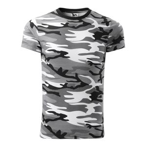 MALFINI Maskáčové tričko Camouflage - Maskáčová šedá | XL